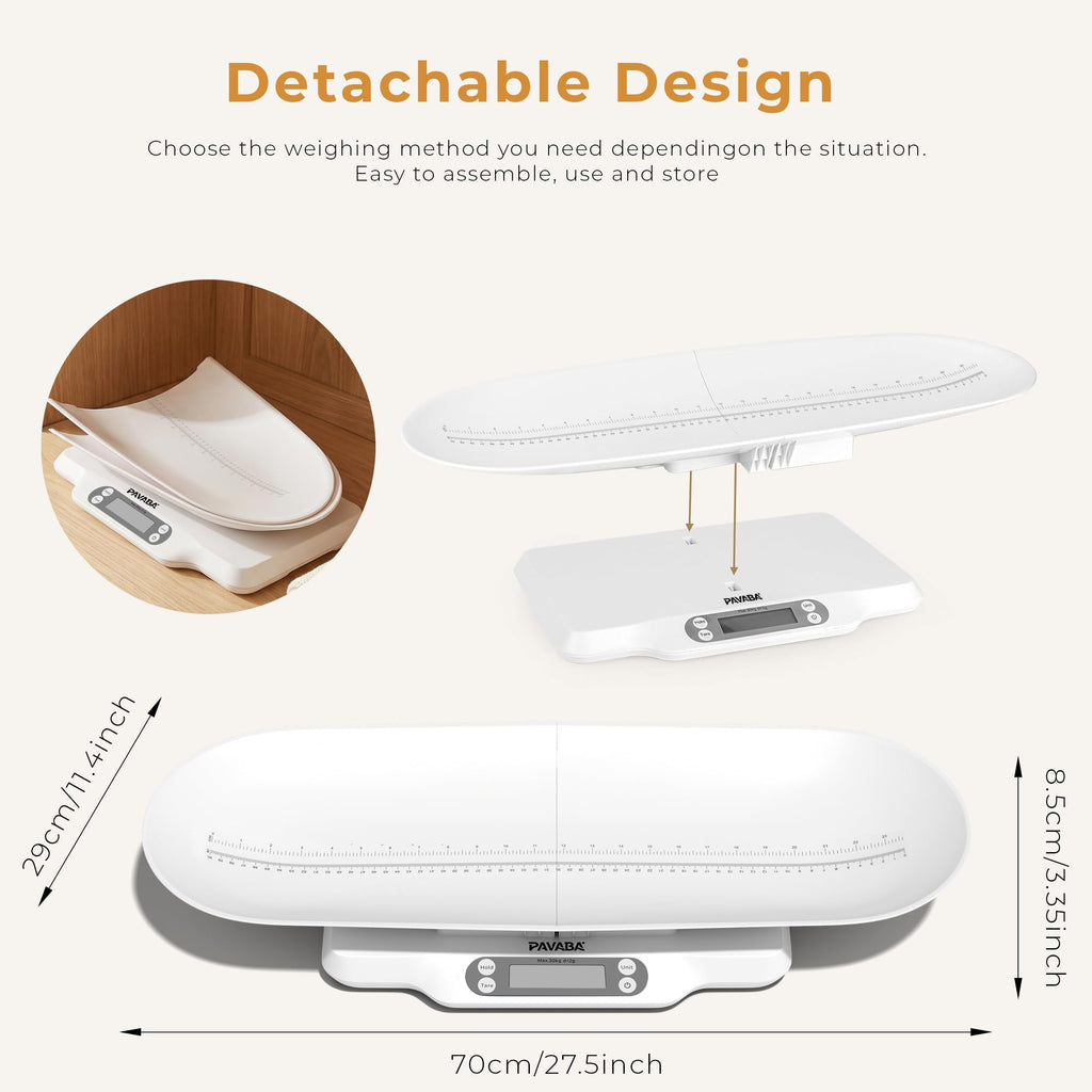 Digital Baby Scale with Removable Tray B557119