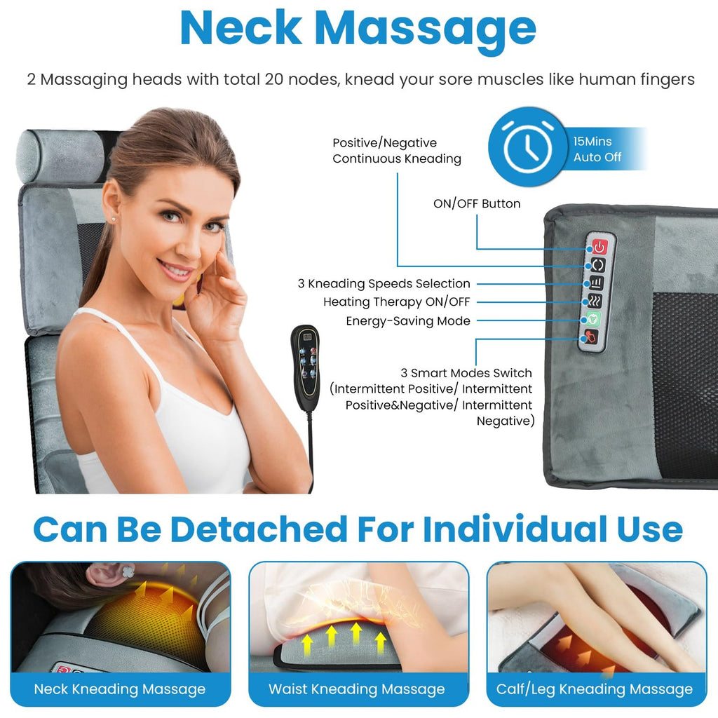 Full Body Massage Mat with Heat E700011