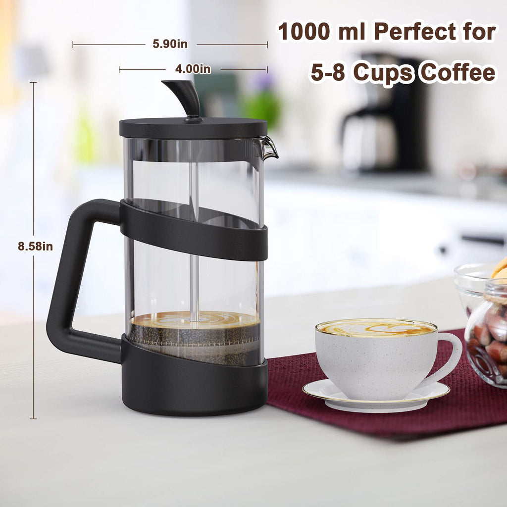 34 oz Glass French Press Coffee Maker G45459