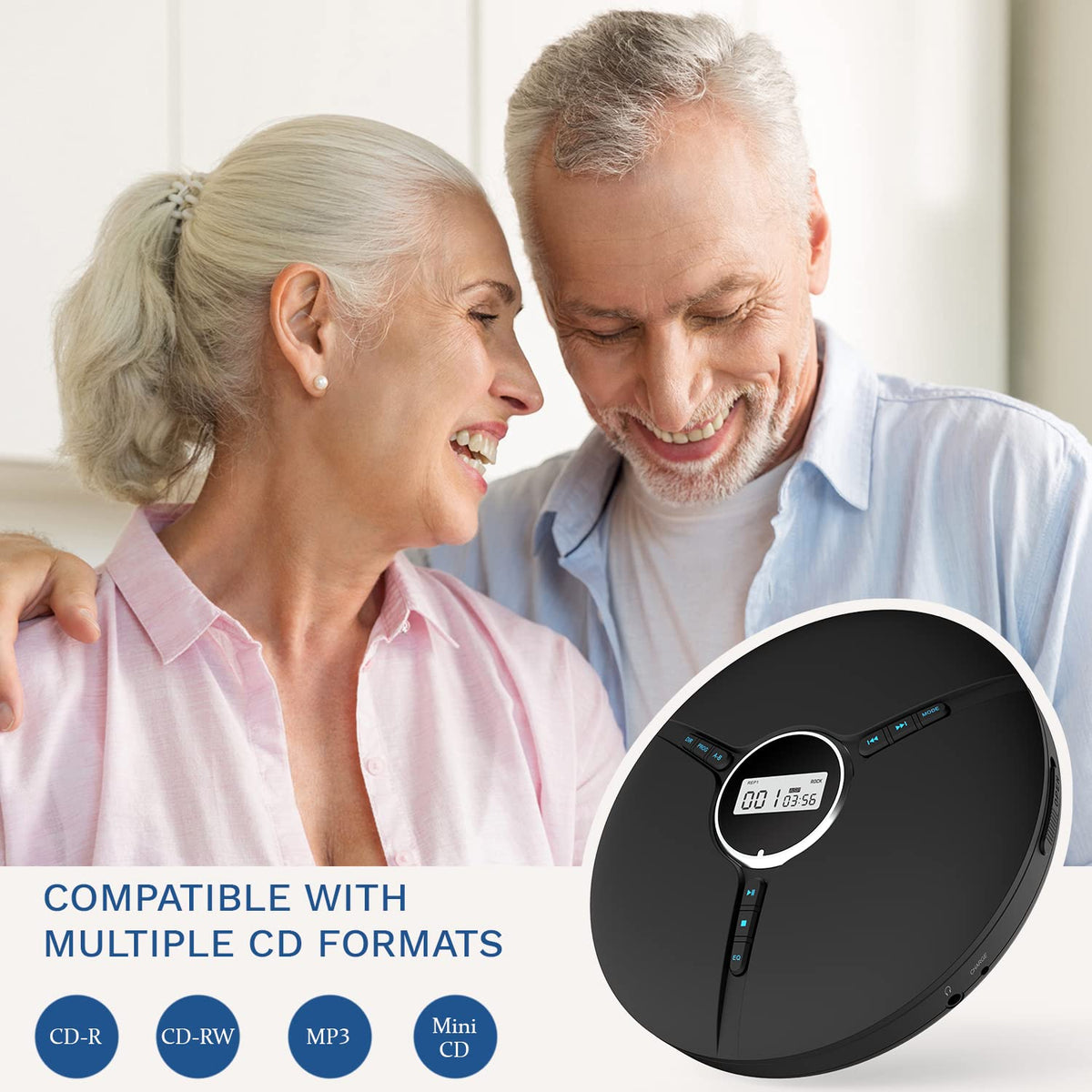 Portable CD Player with Headphones E243