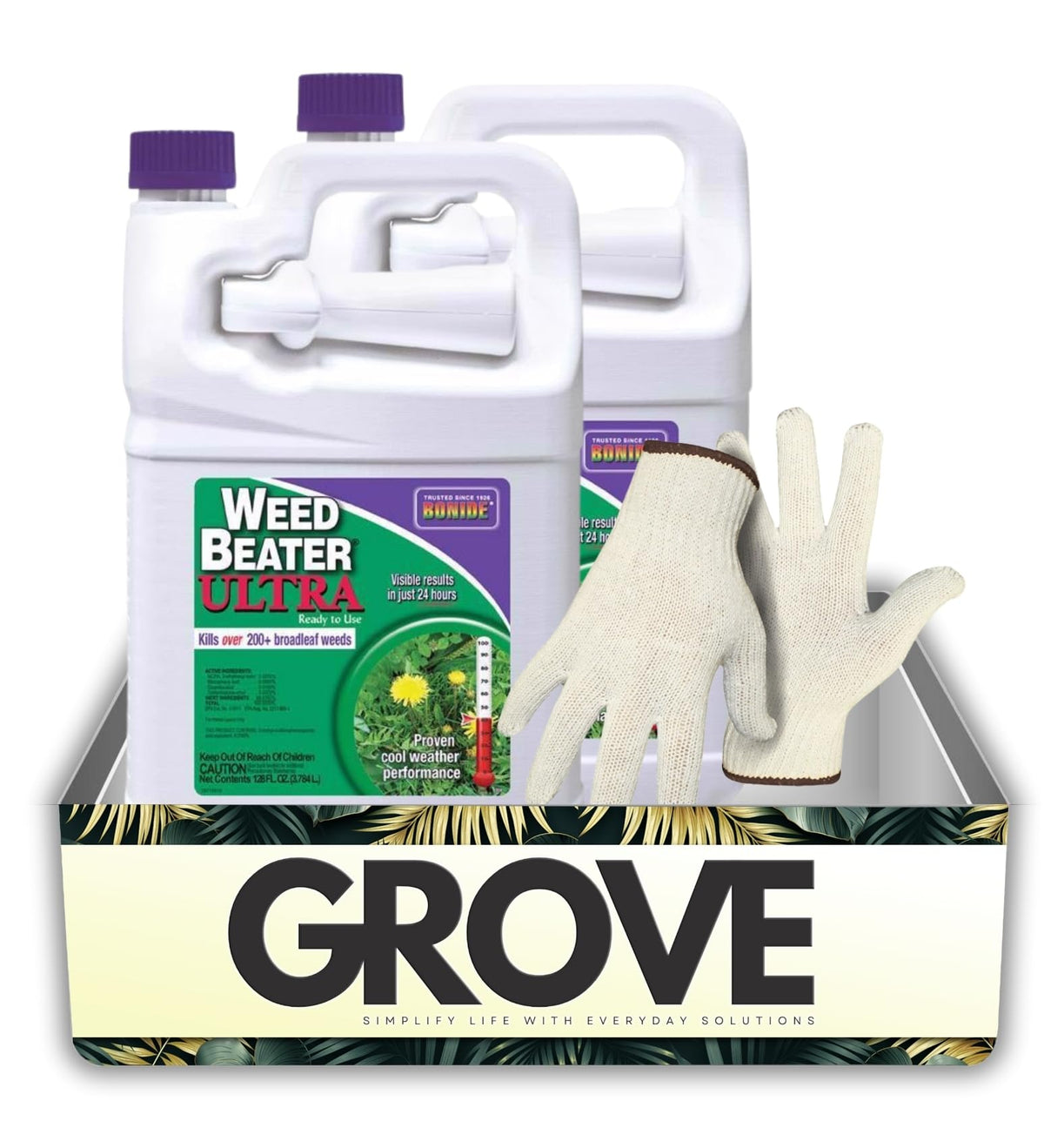 Weed Killer RTU Liquid 1 gal with Work Gloves H677152