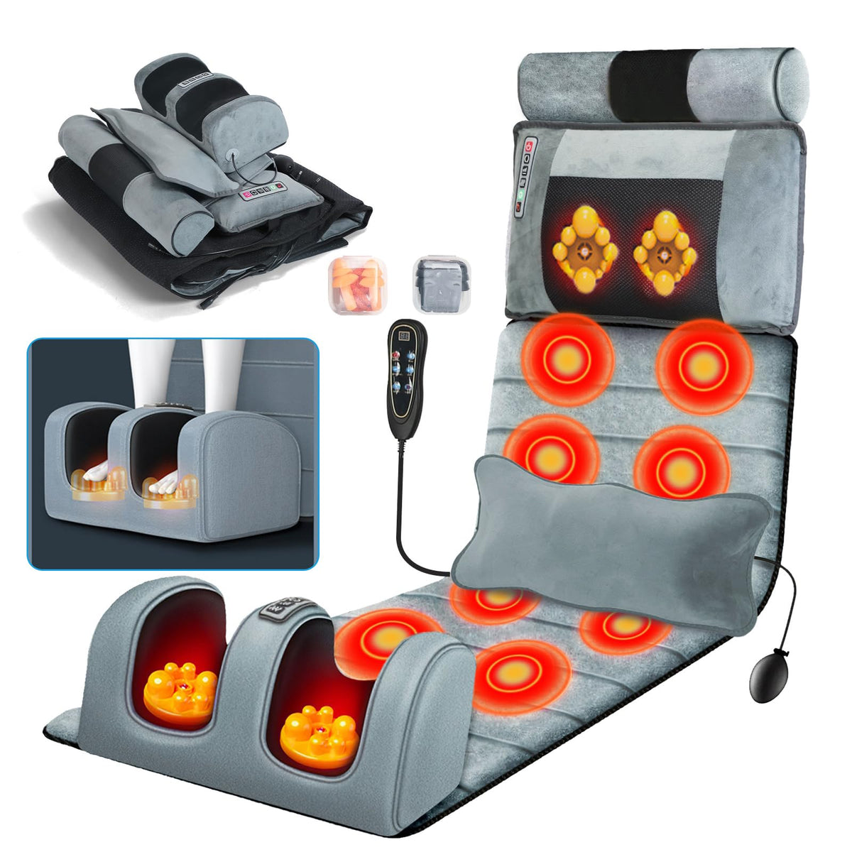 Full Body Massage Mat with Heat E700011