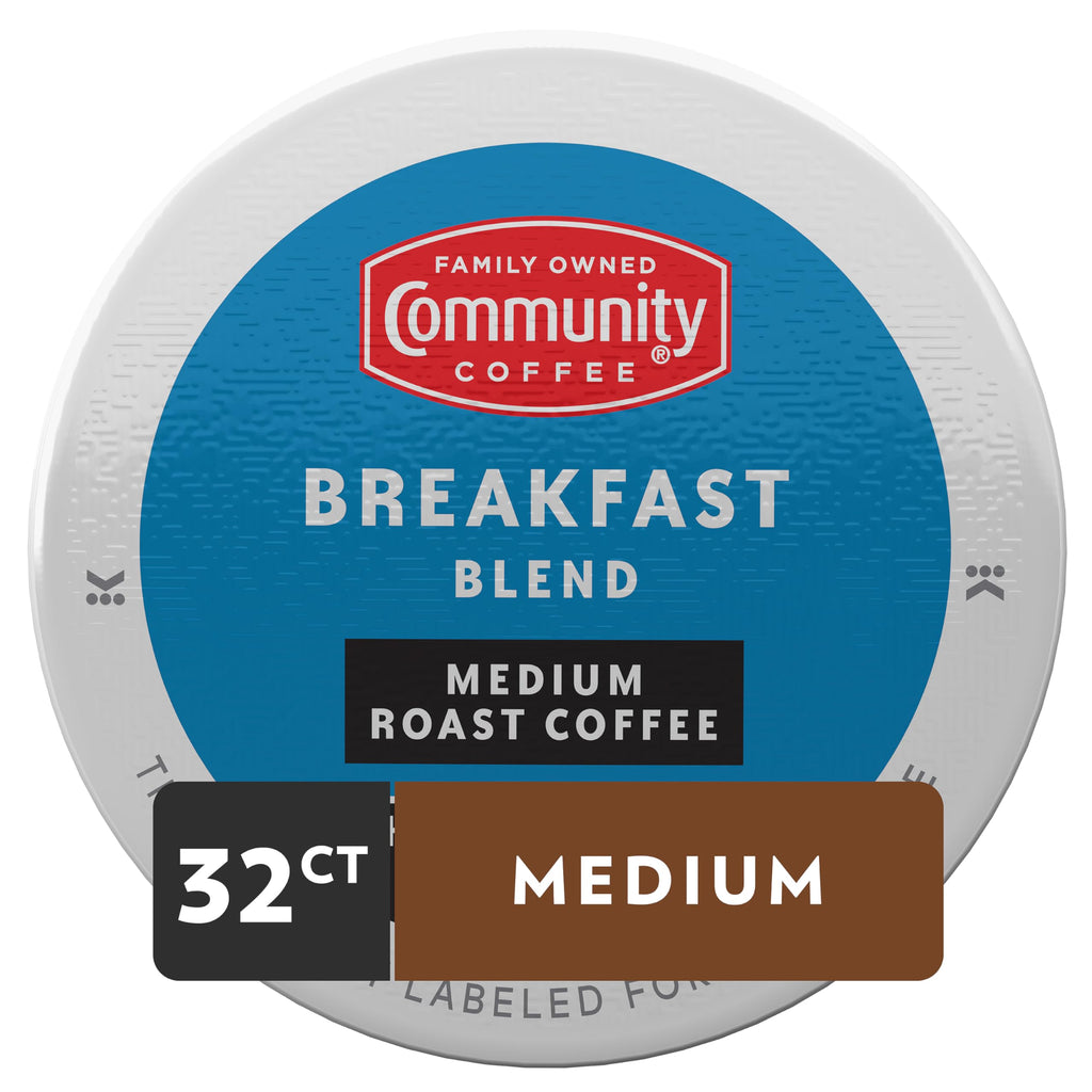 Medium Roast Single Serve Coffee Pods 32 ct V1986