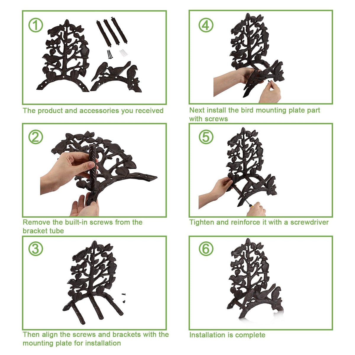 Cast Iron Wall Mount Garden Hose Holder V96911