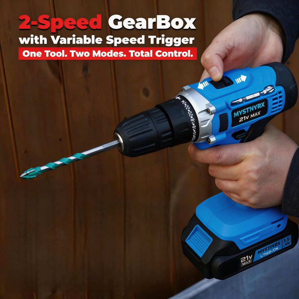 21V Max Cordless Drill Driver Kit with 2 Batteries G79979