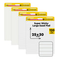 White Self Stick Flip Chart Paper J796447