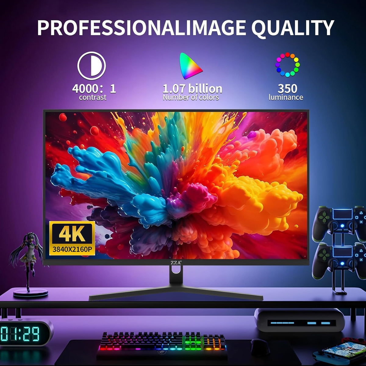 32" 4K UHD IPS Monitor 60Hz HDMI DP P54125