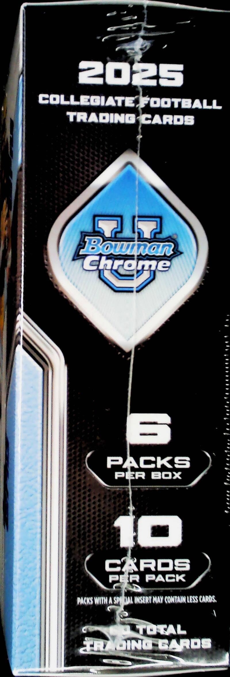 2025 Bowman Chrome University Football Mega Box 60 Cards Z8709