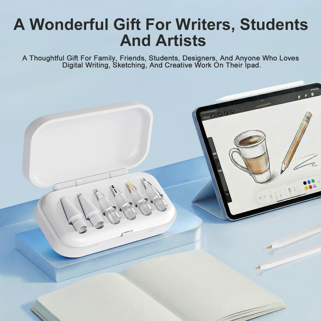 6 Pack White Pencil Tips for Apple Pencil Z955681