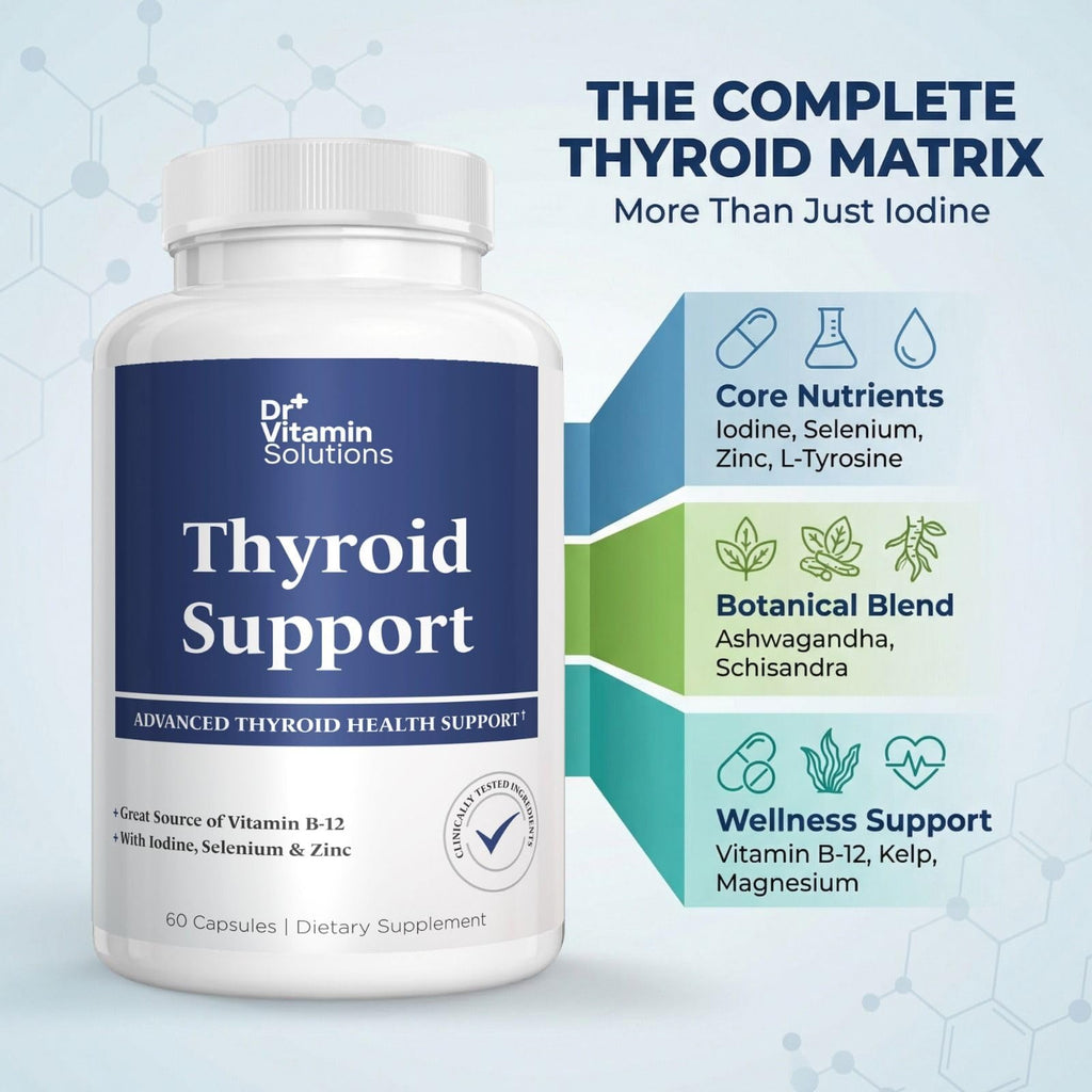 Iodine Thyroid Support Supplement 60 Capsules R15007