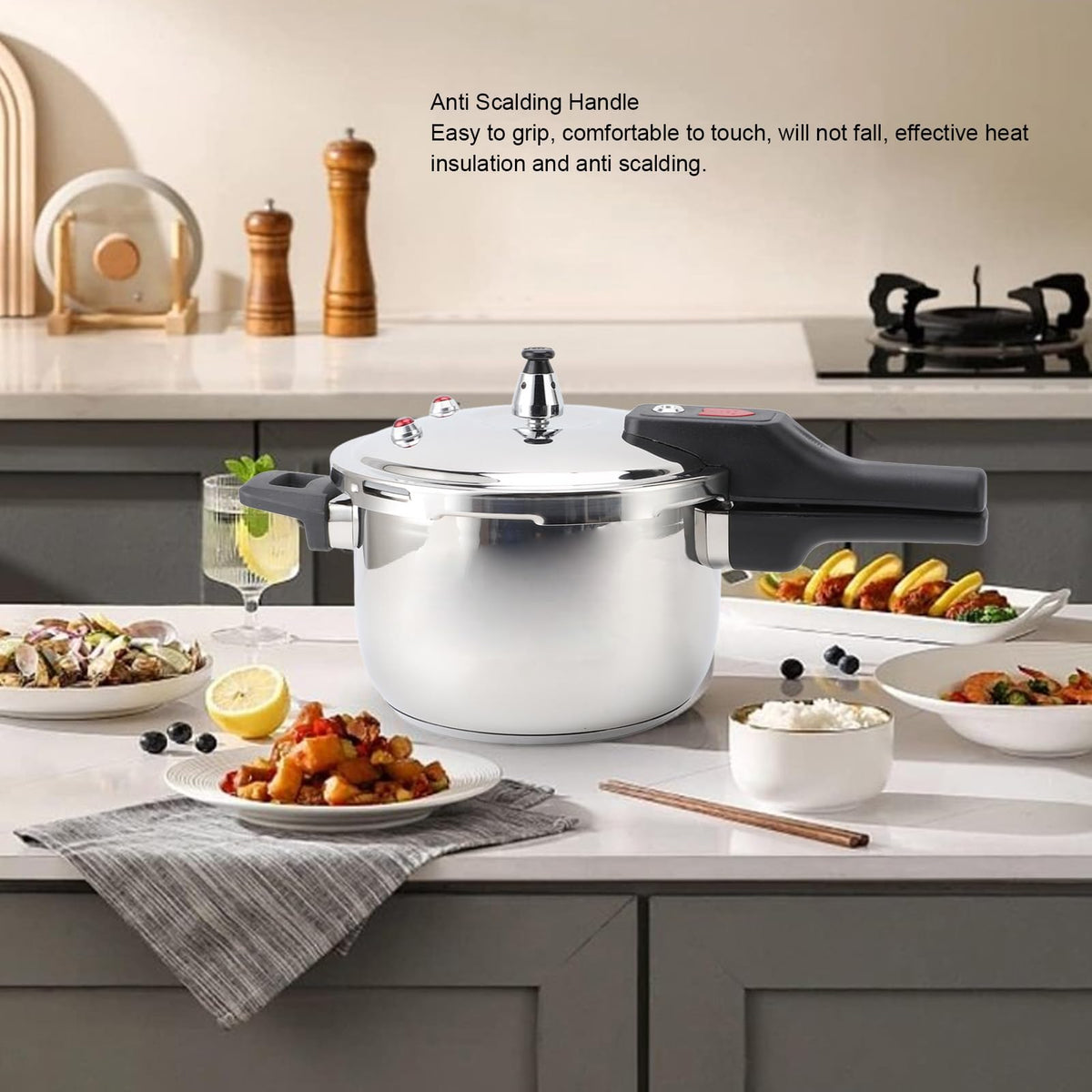 Stainless Steel 3L Non Stick Pressure Cooker K12813