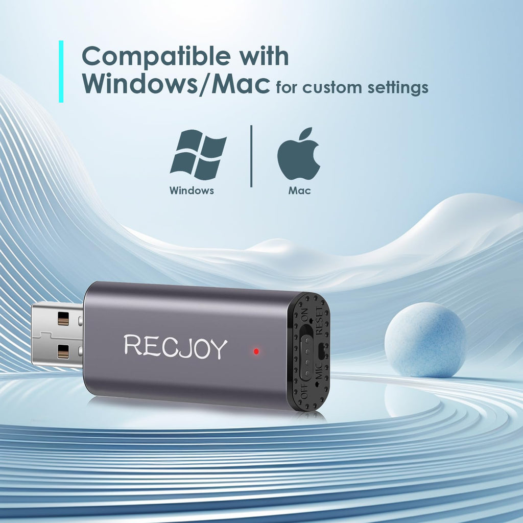 64GB USB Digital Voice Recorder with 750Hrs Storage Capacity F531