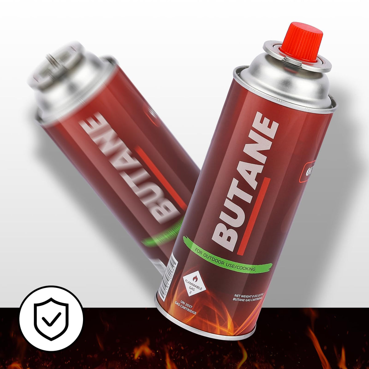 8oz Butane Fuel Canisters 4 Pack T201