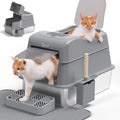 Stainless Steel Litter Box with Lid XL E118
