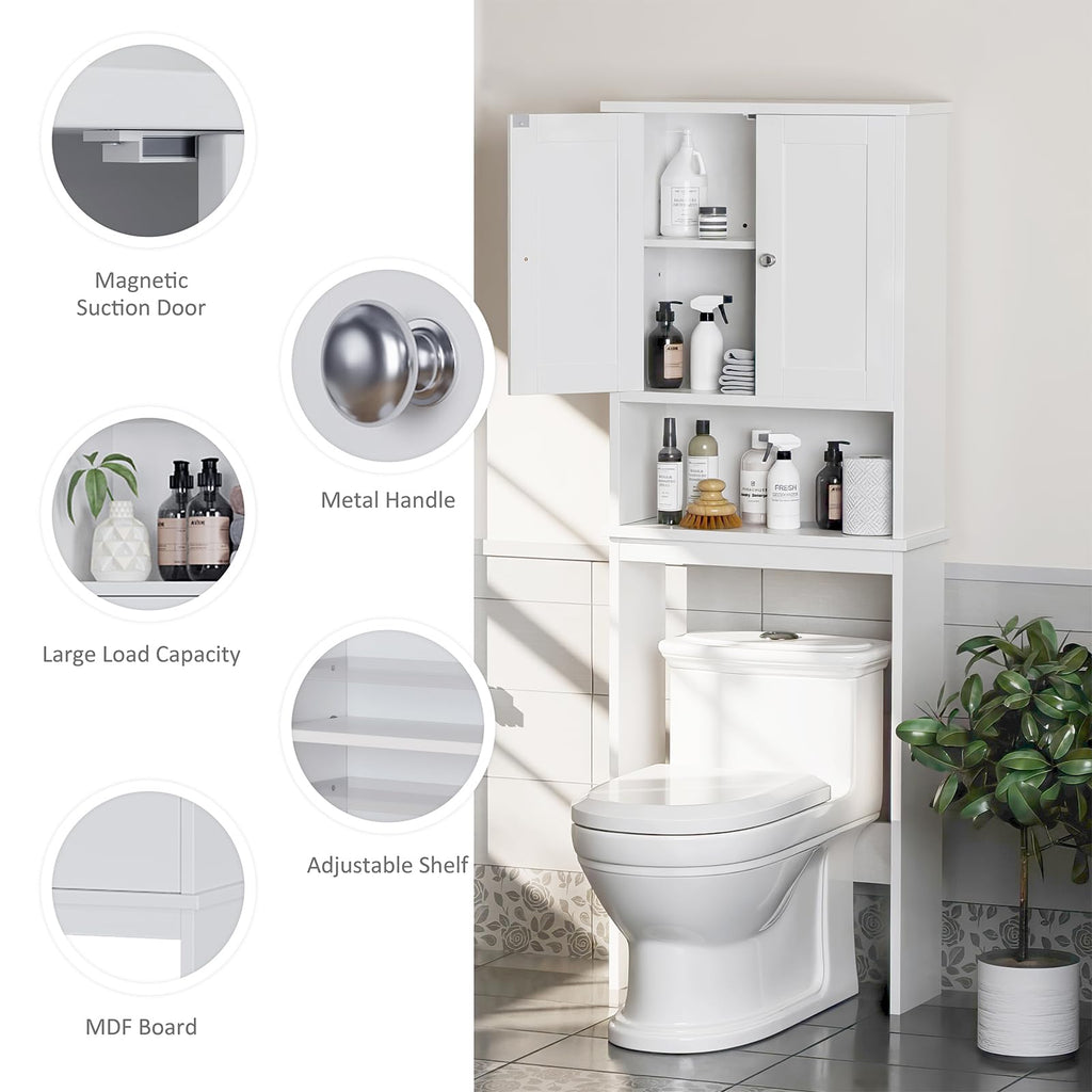 Over the Toilet Storage Cabinet, White G984