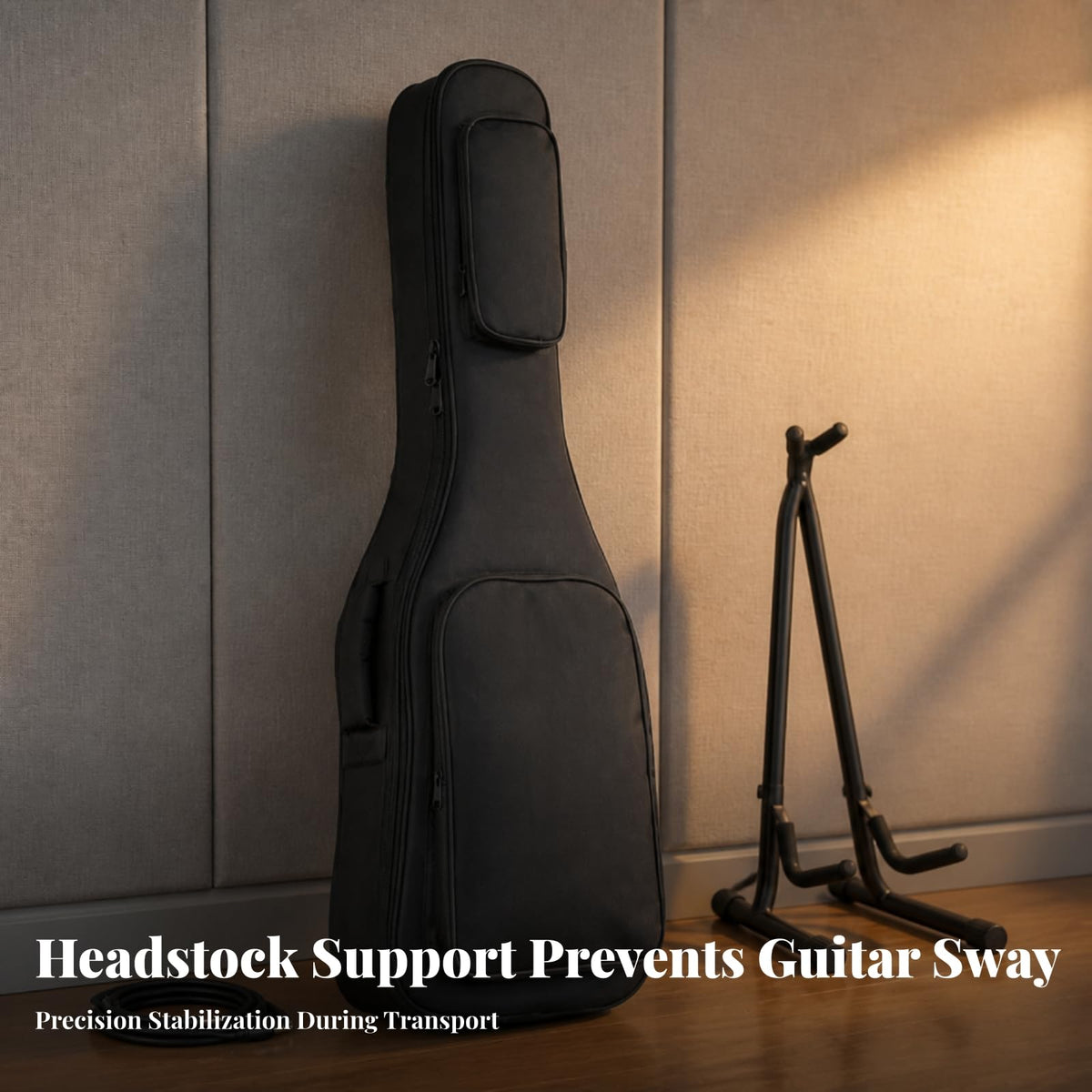 Electric Guitar Carrier Case with 15mm Padding Oxford Cloth Gig Bag Z9735