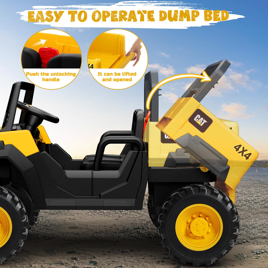 24V Ride On Toy with Dump Bed and Shovel Z88865