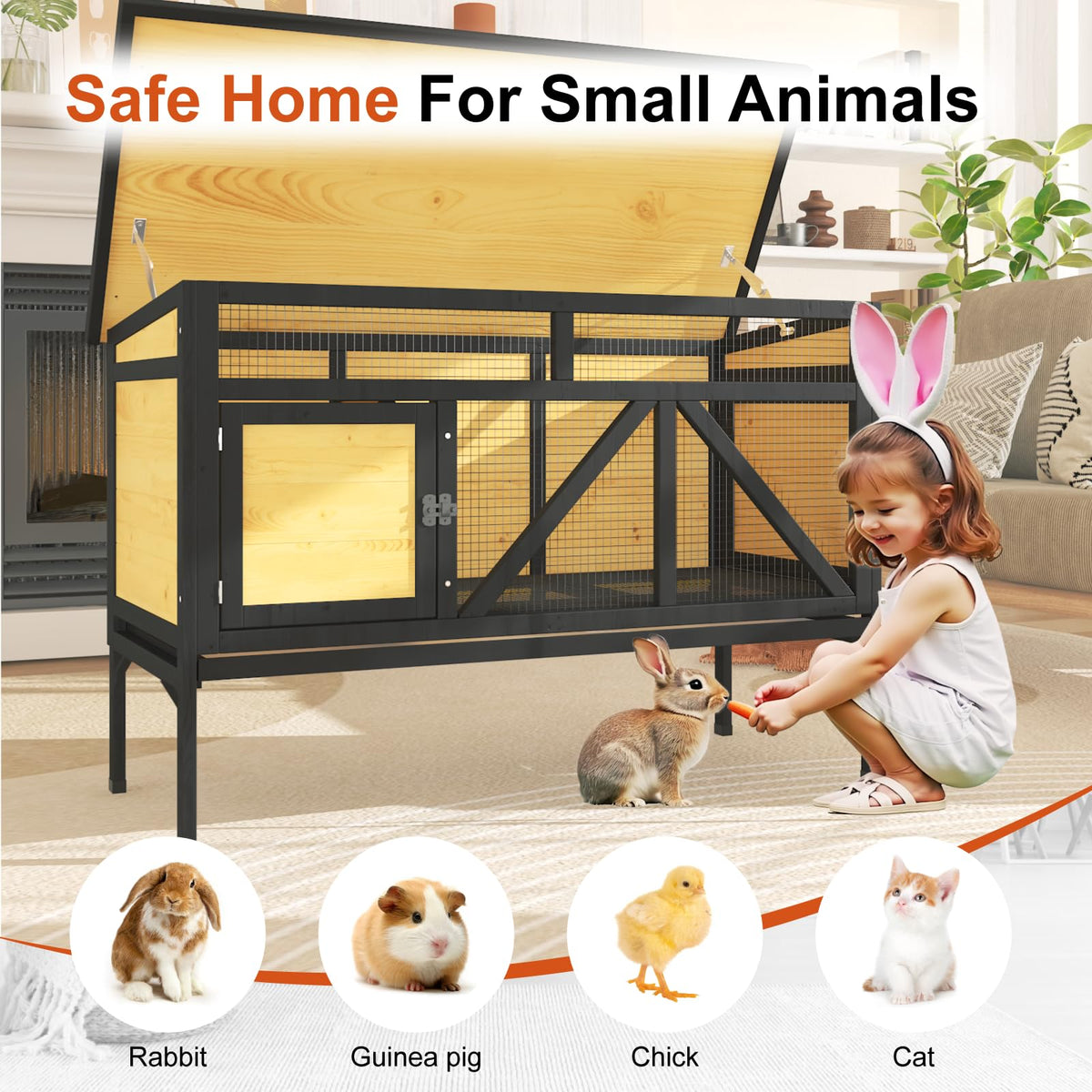 46.7" Rabbit Cage K245416