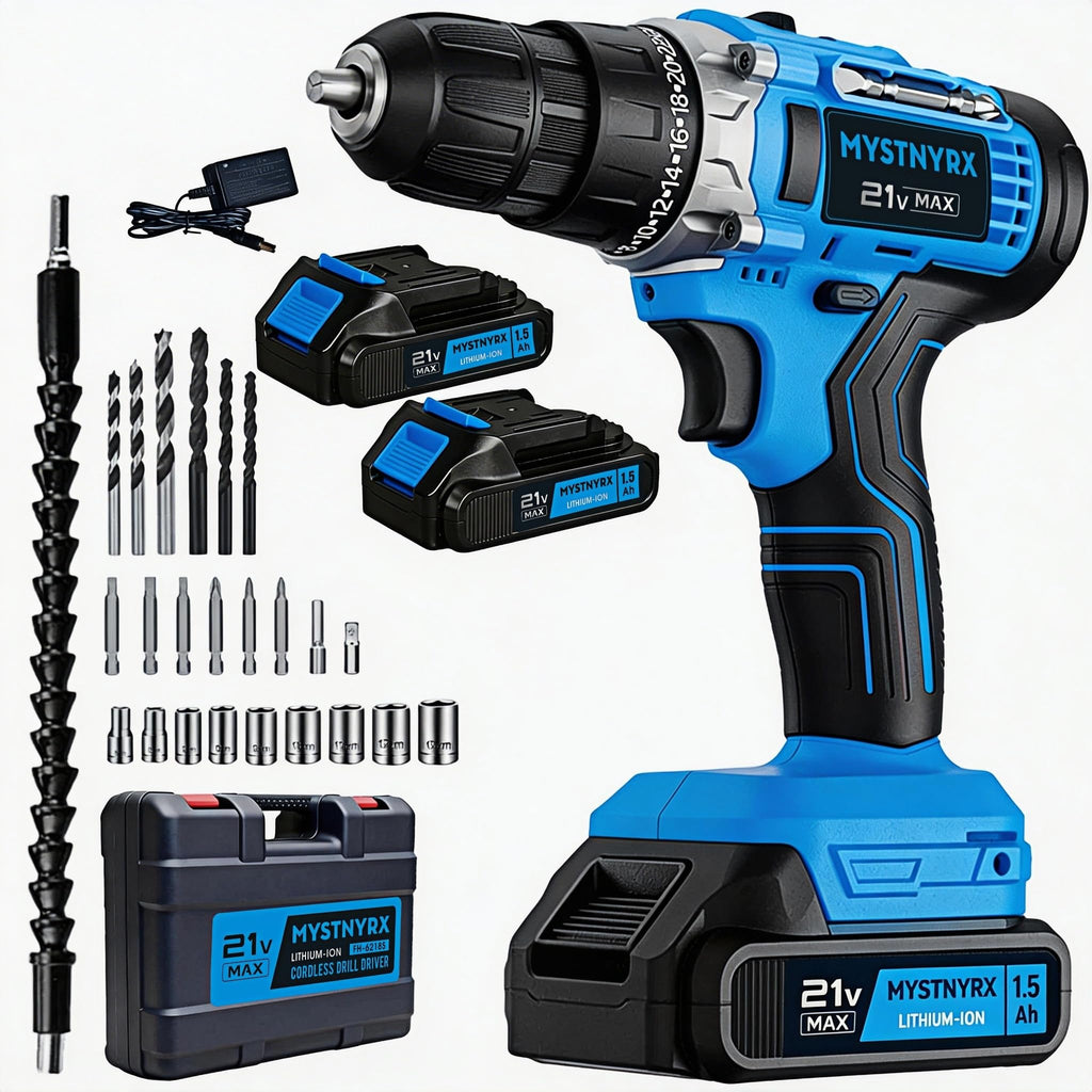 21V Max Cordless Drill Driver Kit with 2 Batteries G79979