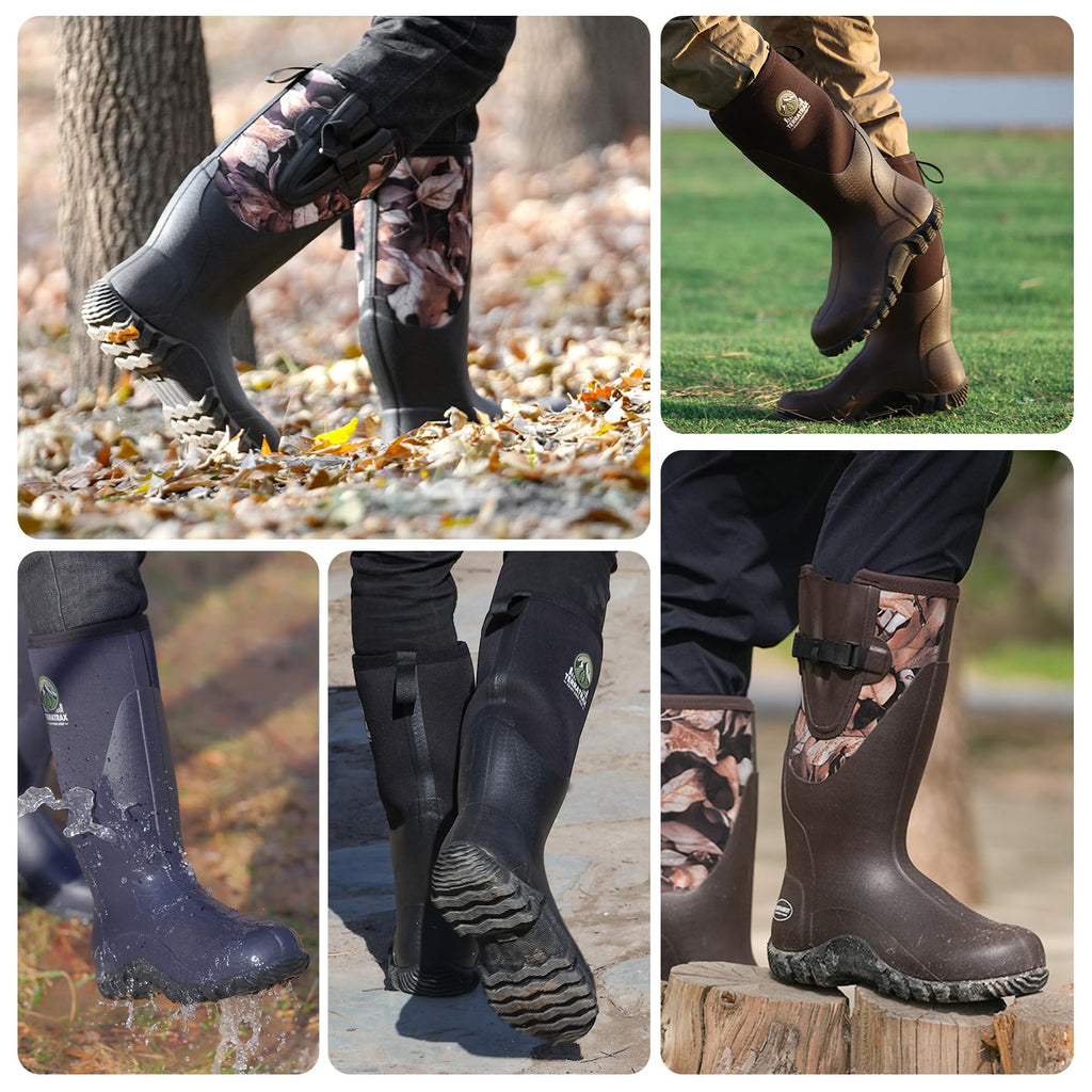 Men's Waterproof 6mm Neoprene Rubber Boots G67227