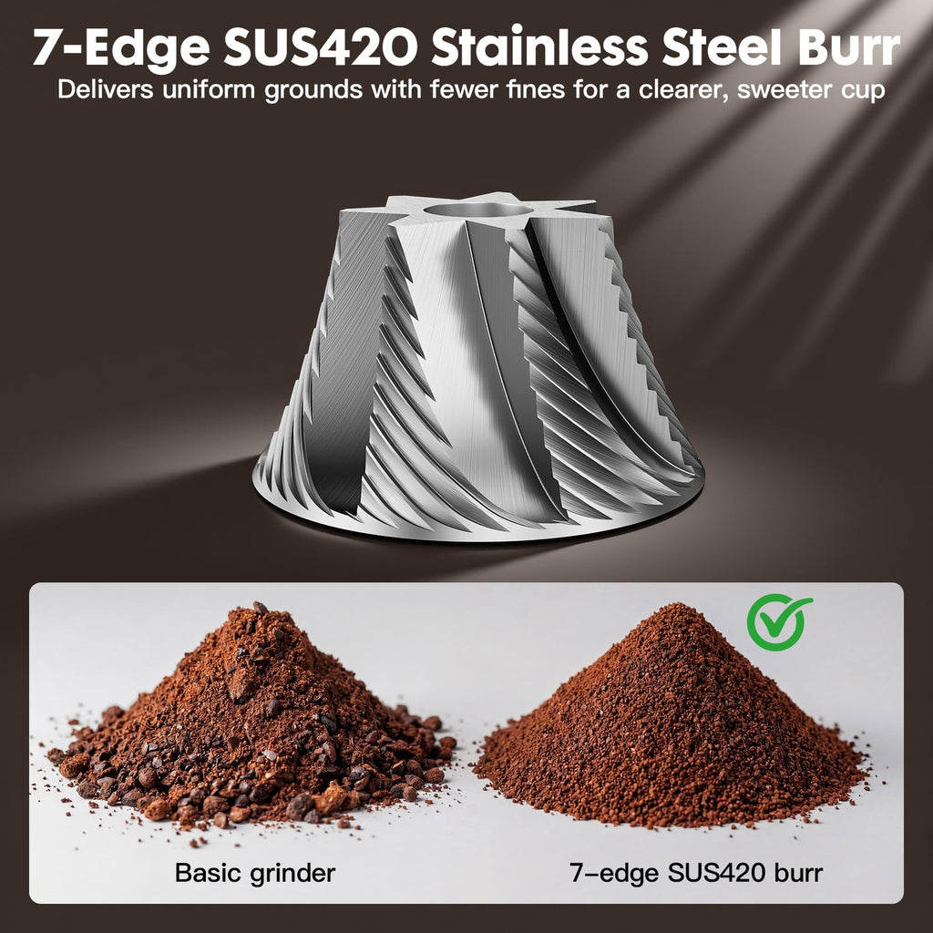 Manual Coffee Grinder 25g Capacity Aluminum Body Z5484