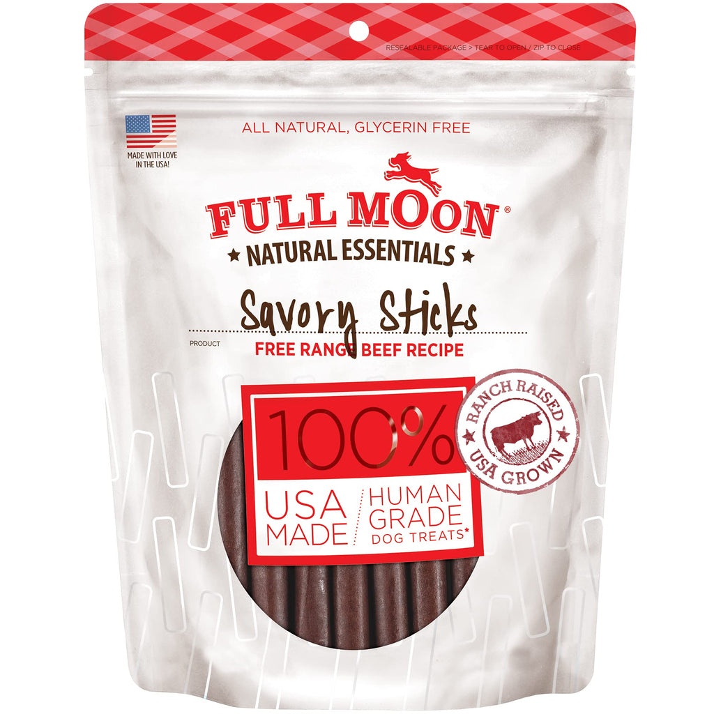 All Natural Human Grade Dog Treats Beef Savory Sticks 22 Ounce D217