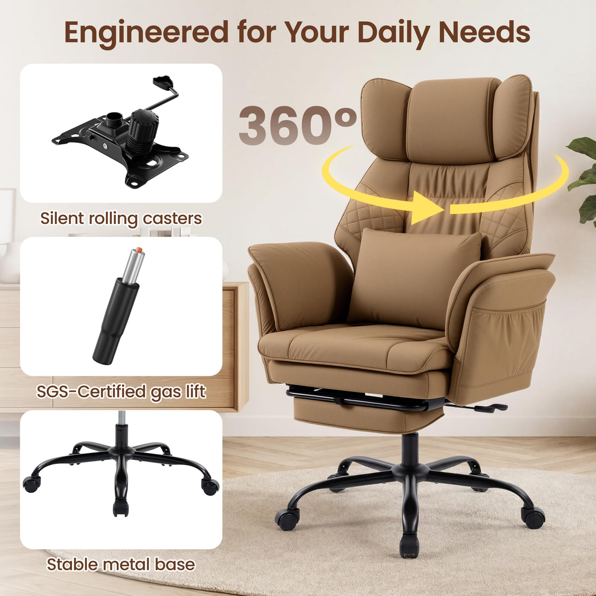 Criss Cross Chair with Flip Armrests M935