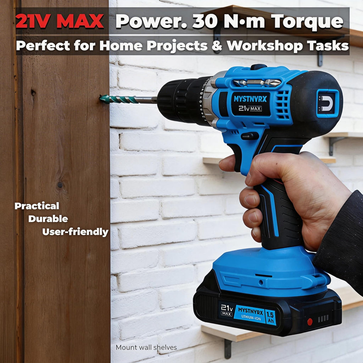 21V Max Cordless Drill Driver Kit with 2 Batteries G79979