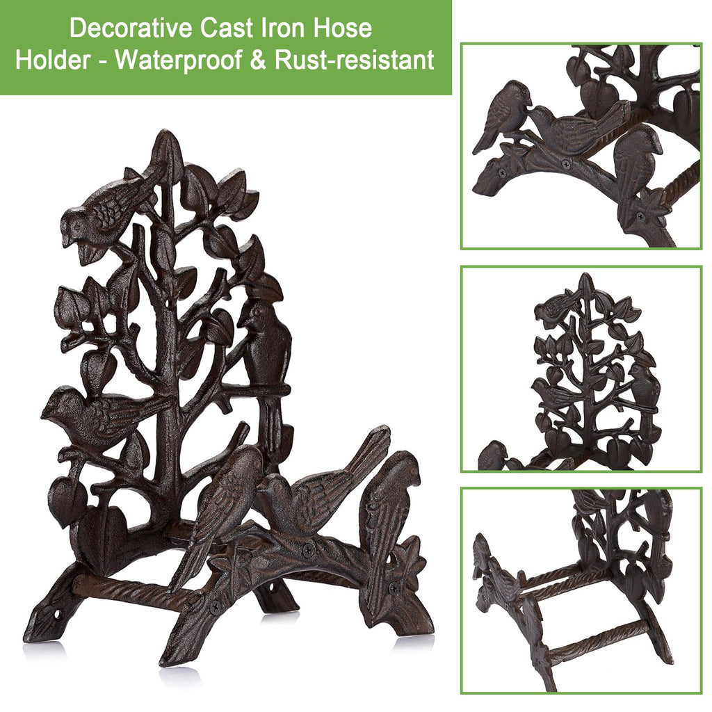 Cast Iron Wall Mount Garden Hose Holder V96911