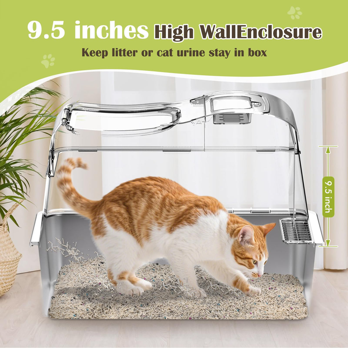 Stainless Steel Litter Box with Lid XL E118