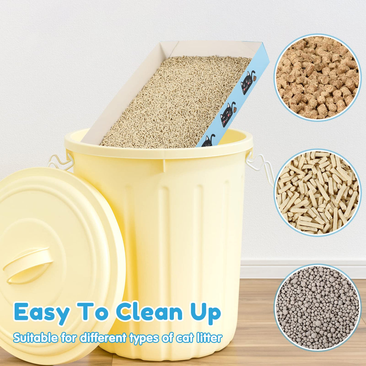 30 Pack Disposable Litter Boxes with Scoop Z20868