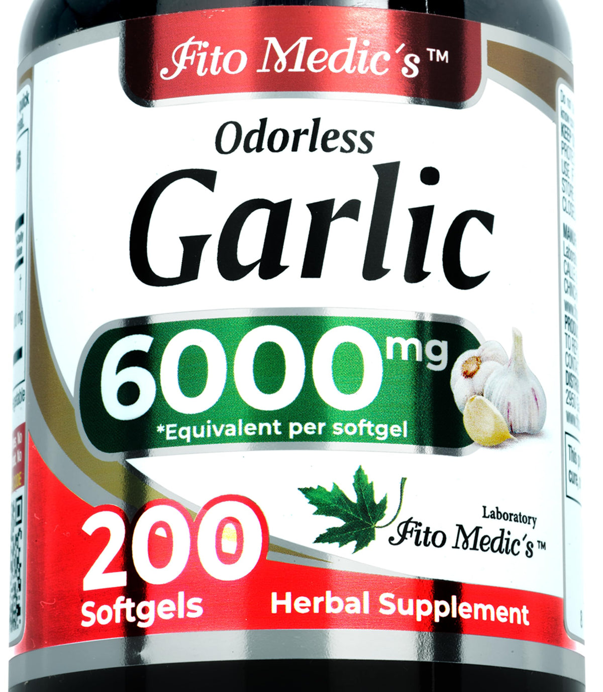 Garlic Supplements 200 Softgels A267