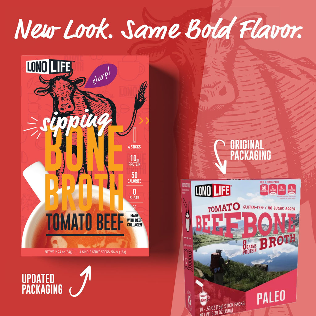 Tomato Beef Bone Broth Packets 10 Pack W4772