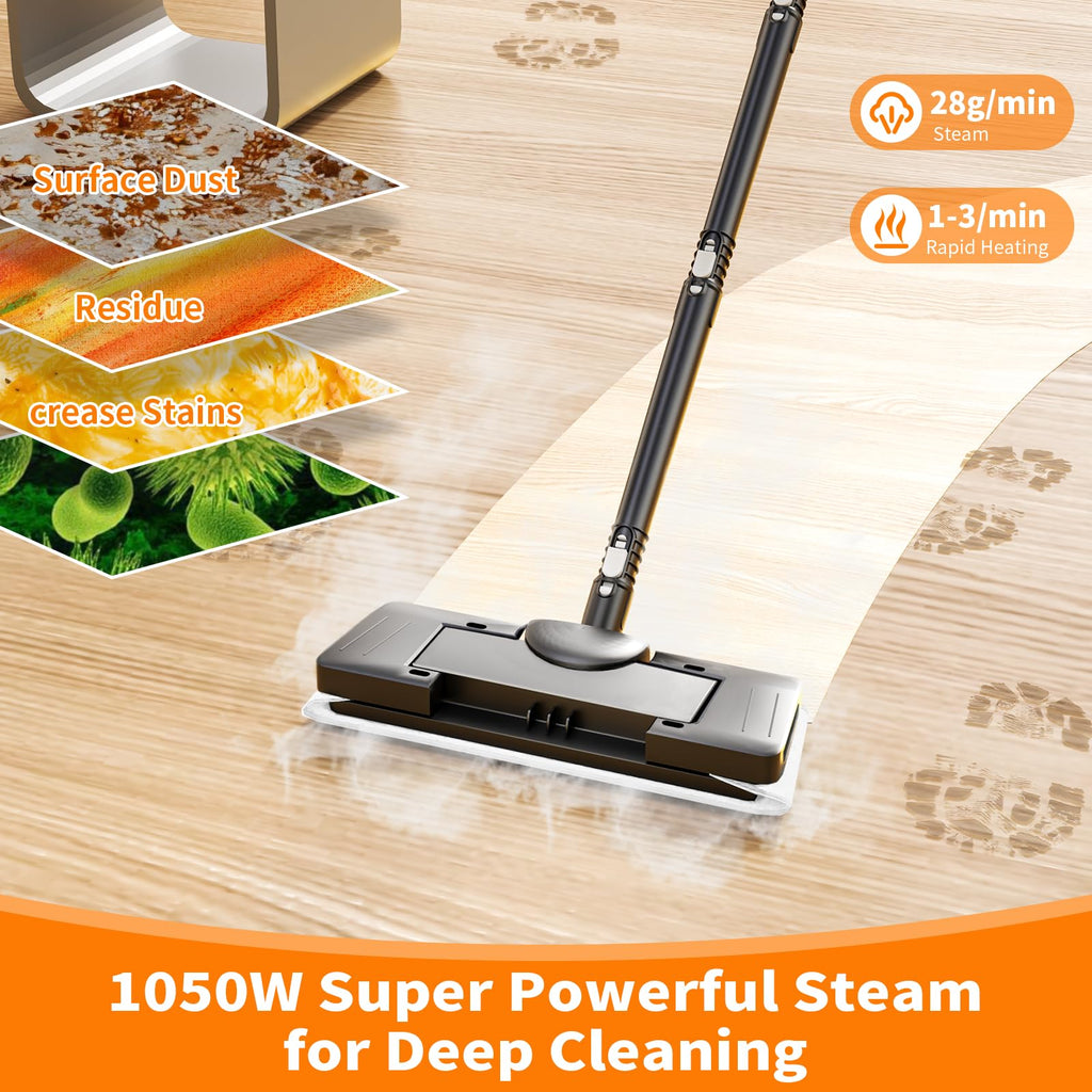 16-in-1 Lightweight Detachable Steam Mop G129208