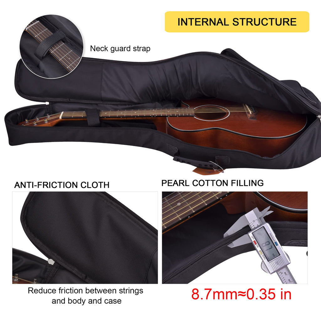 36 Inch Acoustic Guitar Case Soft Padded Gig Bag R6976