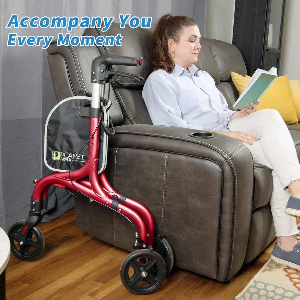 3 Wheel Foldable Aluminum Rollator Walker L180960