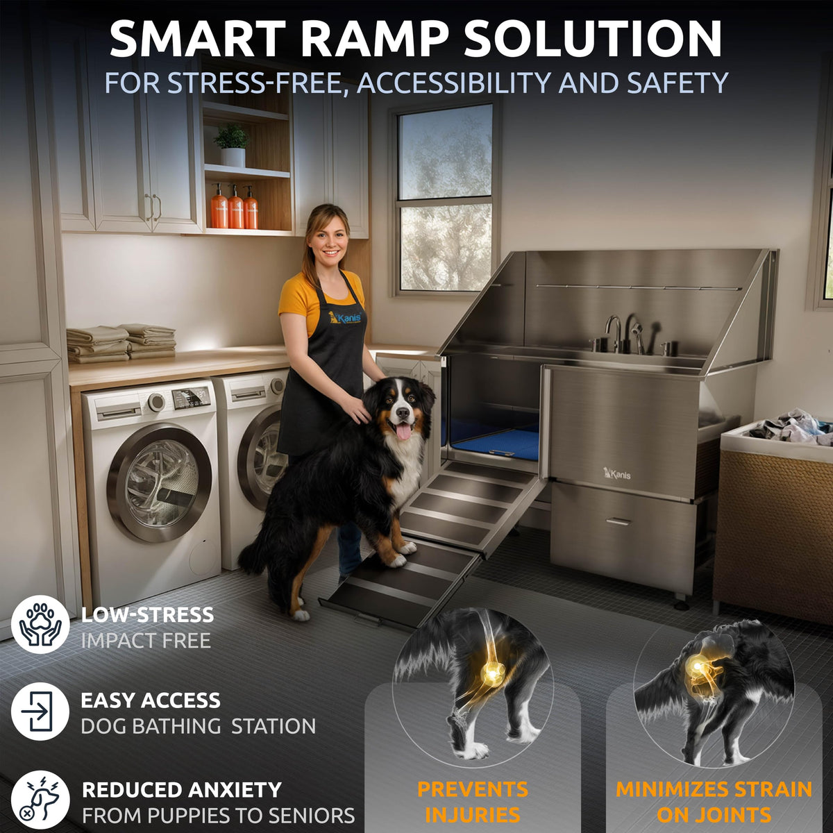 304 Stainless Steel Pet Wash Sink G12691