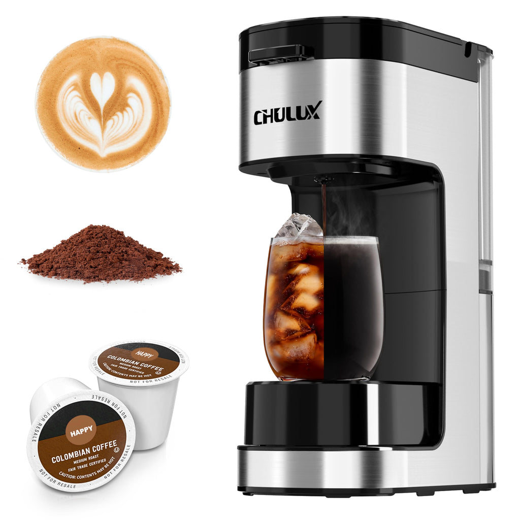 Single Serve Coffee Maker with Ground Filter X811815