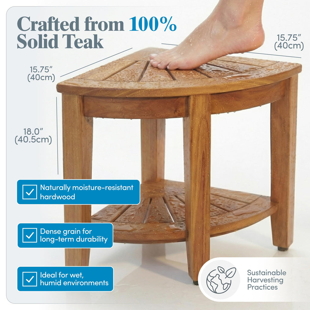 Teak Shower Bench T822