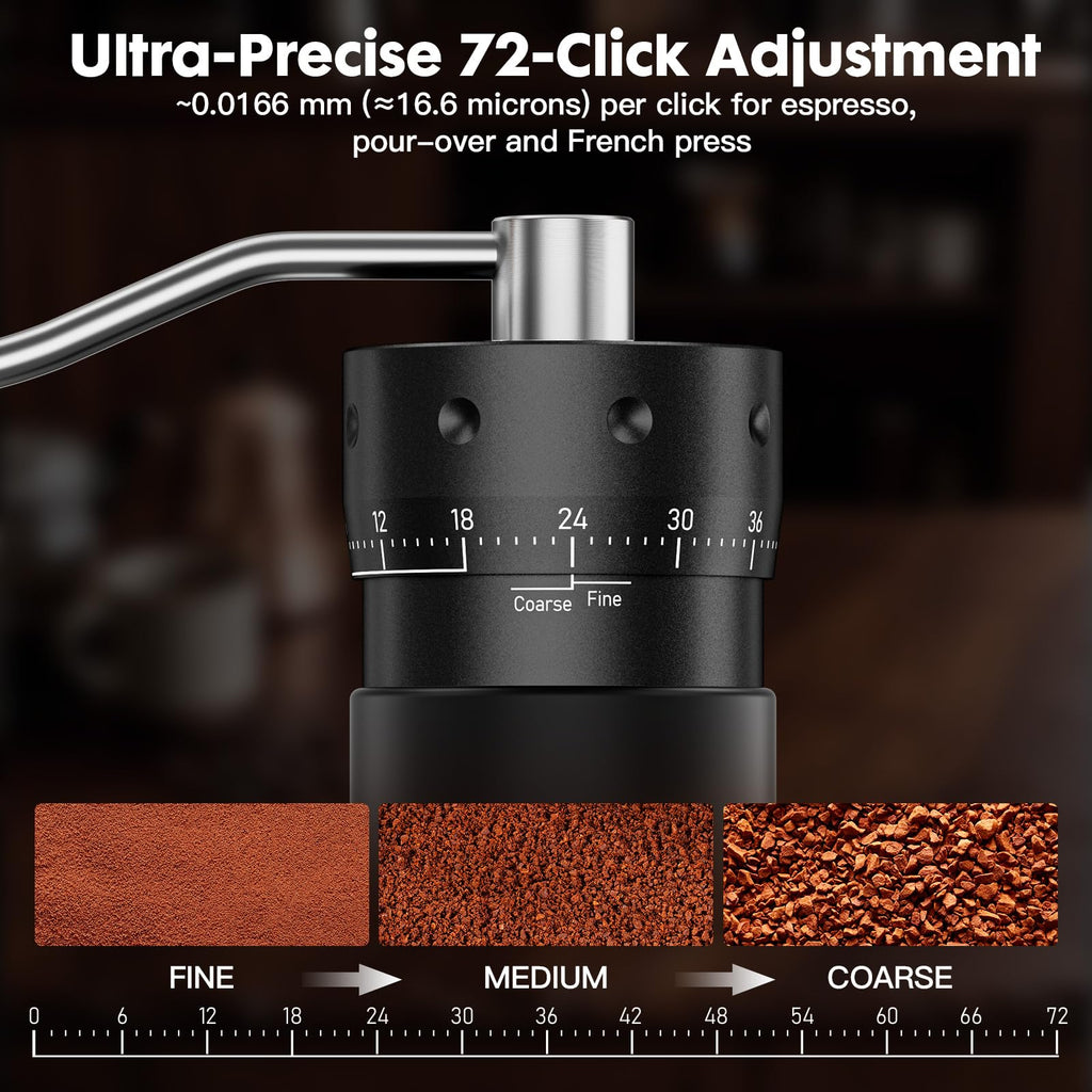 Manual Coffee Grinder 25g Capacity Aluminum Body Z5484