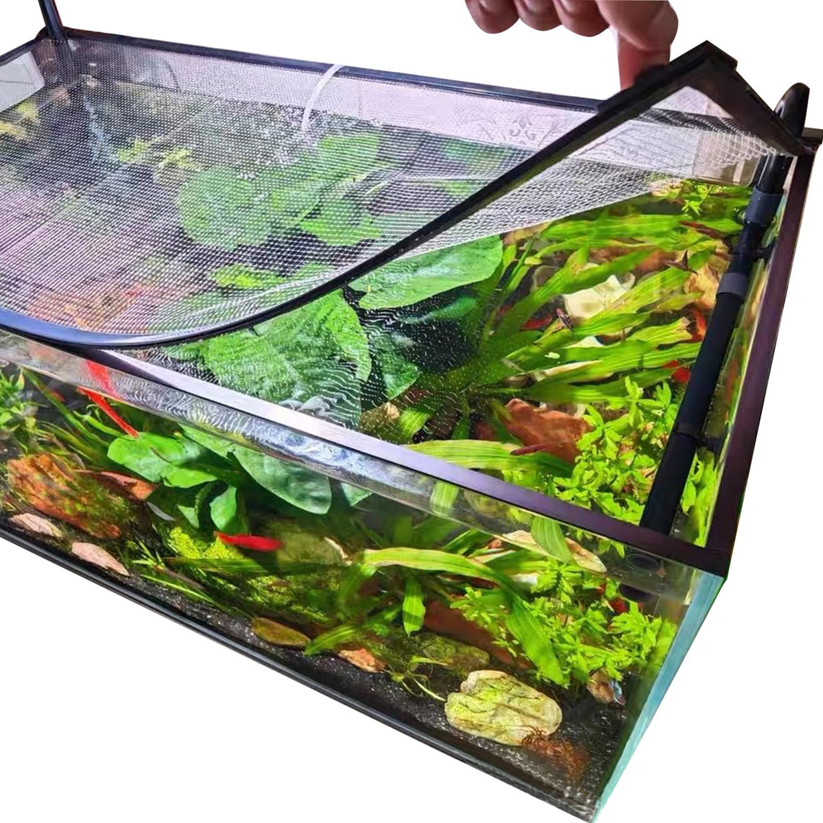 Magnetic Aquarium Anti-Jumping Net Cover I705399
