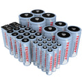 NiMH Rechargeable Batteries 34 Pack AA AAA C D 9V D1556