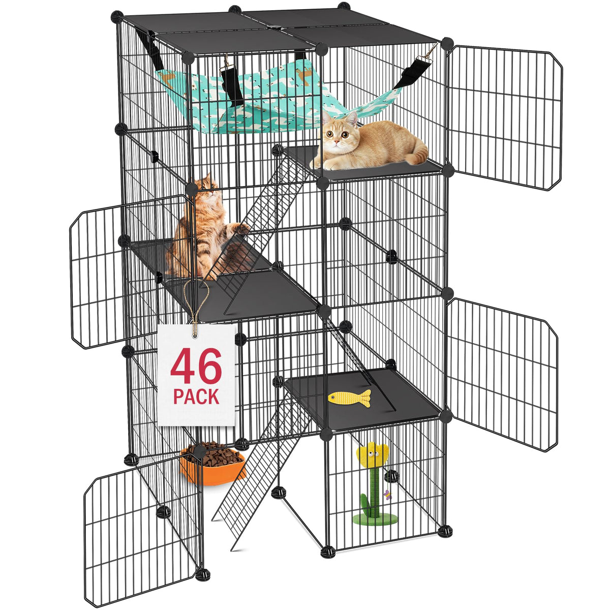4-Tier Cat Cage Y255