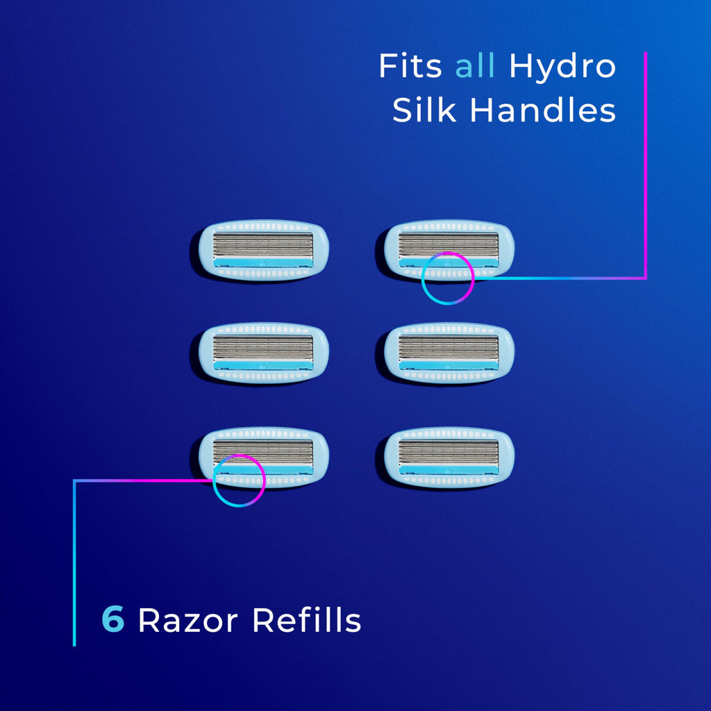5-Blade Moisturizing Razor Refills, 6 Count S36682