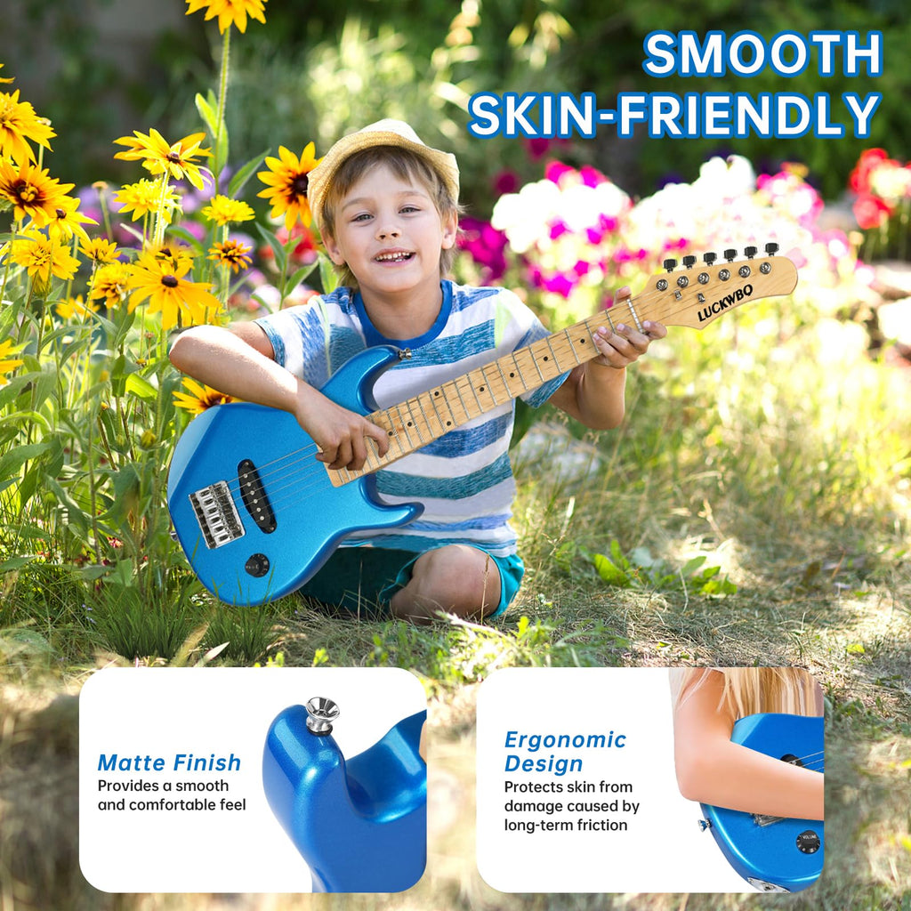 30 Inch Kids ST Style Mini Electric Guitar Beginner Kit with Amplifier V64424