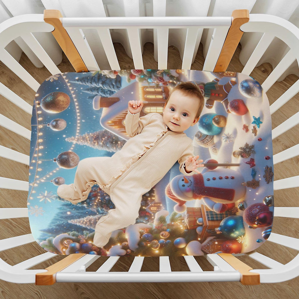 Soft Breathable Stretchy Microfiber Fitted Crib Sheets Z5851