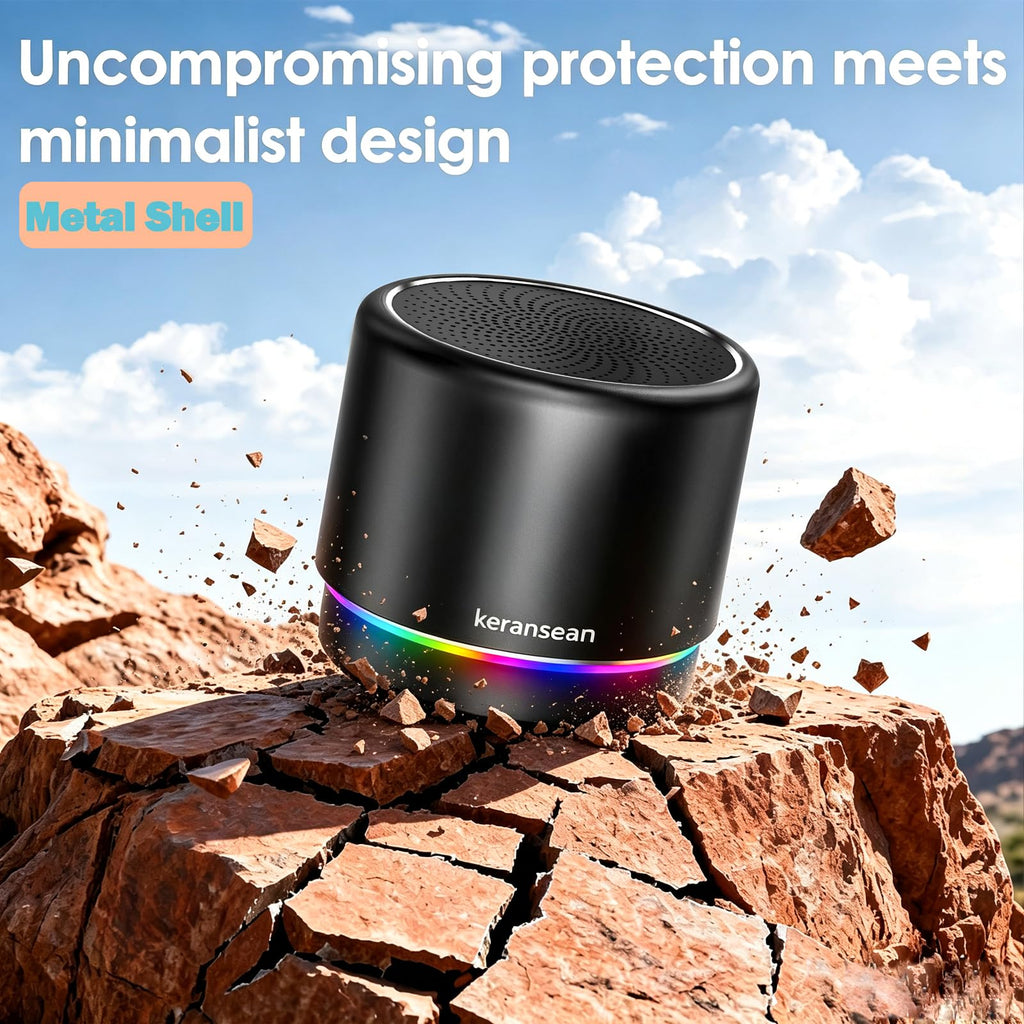 Portable Bluetooth Speaker with Noise Reduction Mic, Black T588289