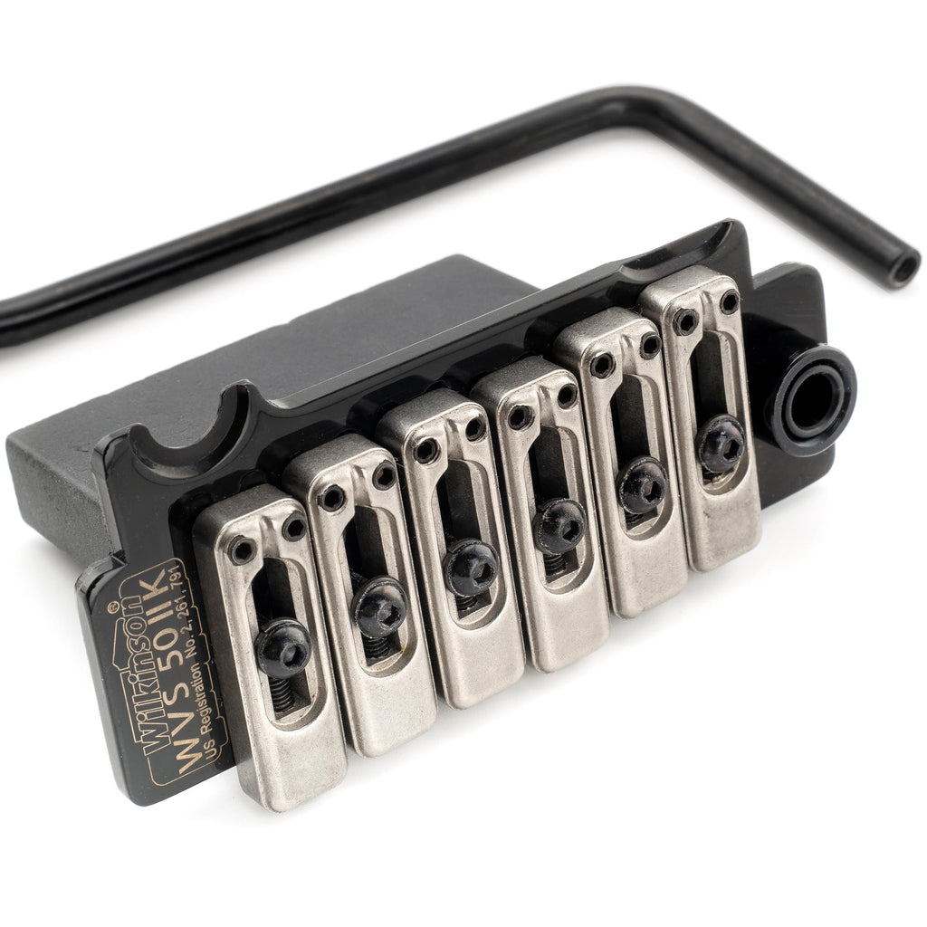 Black 2-Point Electric Guitar Tremolo Bridge D940830