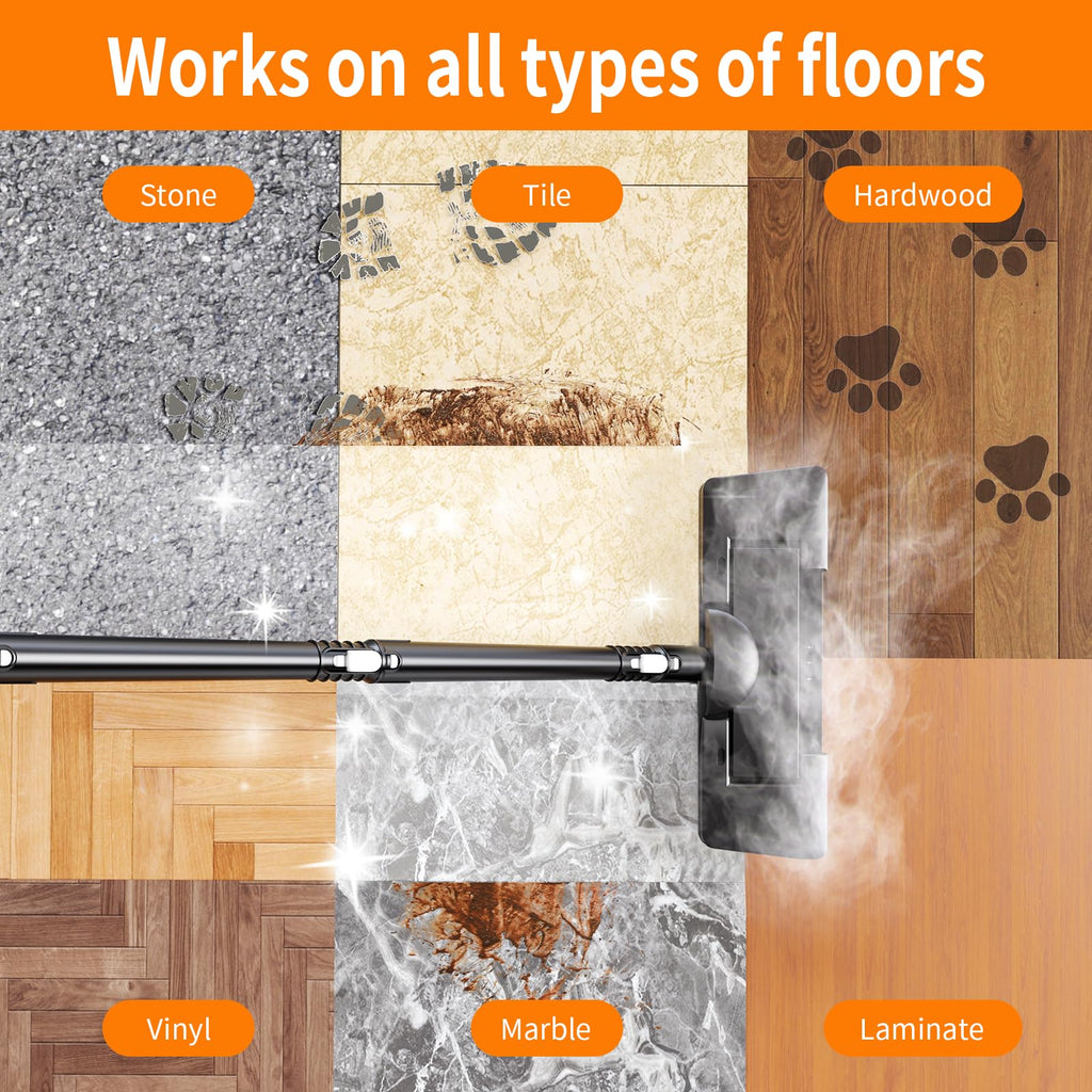 16-in-1 Lightweight Detachable Steam Mop G129208