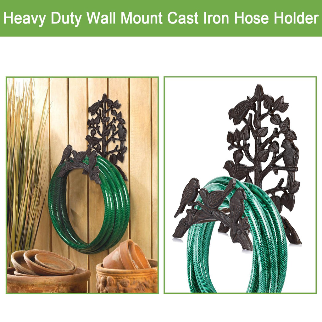 Cast Iron Wall Mount Garden Hose Holder V96911